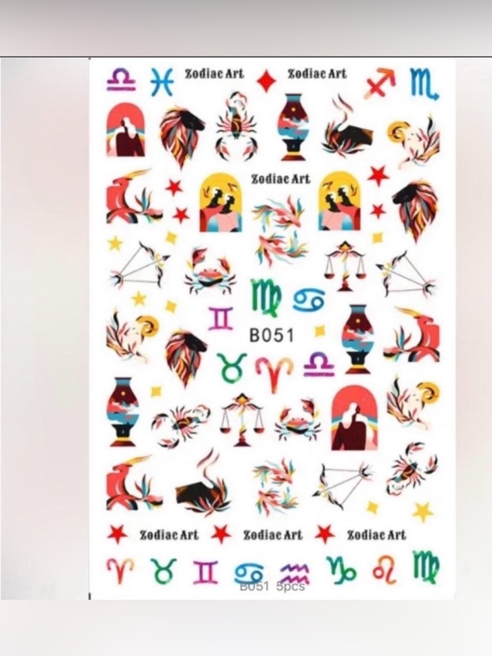 $1 Astrology Nail Stickers $1 WITH ANY $10 ORDER OR MORE